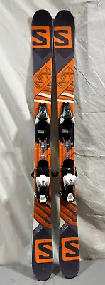 $129.95 • Buy Salomon NFX 140cm 122-85-112 Twin-Tip Skis Salomon L7 Adjustable Bindings TUNED