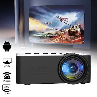 Portable Mini Projector 1080p Full HD LED Home Theater Cinema For Android IPhone • $36.99