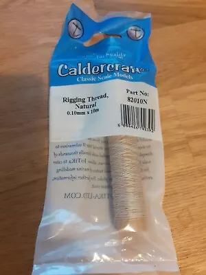 £3.95 • Buy Caldercraft Rigging Thread 0.10mm Natural (10m) (82010N) Model Boat Fittings