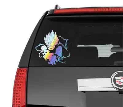 Holographic Vinyl Decal Truck Car Sticker - DBZ Dragon Ball Z Super Saiyan Goku • $8