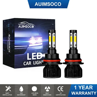 9007 HB5 4side LED Headlight Bulbs High-Low Beam For Ford Mustang 1994-2004 2x • $29.99