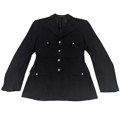 Greater Manchester Police Met Policeman Officer's Black Dress Uniform Jacket 80s • £5
