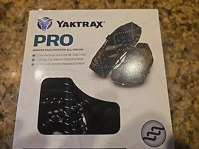 Yaktrax Pro Traction Device Unisex XL Black Winter Snow Ice Cleats One Pair New • $19.95