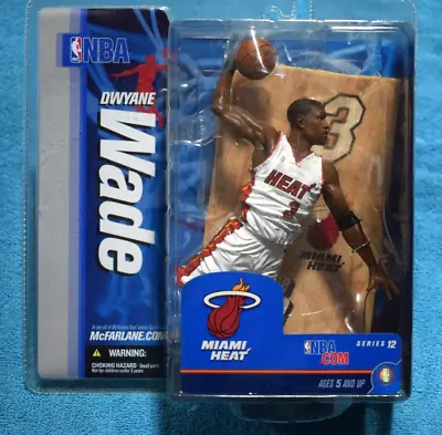 DWYANE WADE FIGURE BY McFARLANE TOYS 2007 SERIES 12 RARE 6” T-1 • $38.99