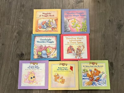 Lot Of 7 Vintage Fraggle Rock Muppet Babies Books Hardcover Jim Henson 1980s • $18.77