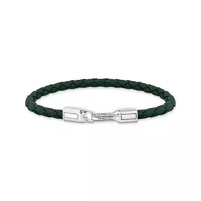 Genuine THOMAS SABO Green Leather Bracelet • $229