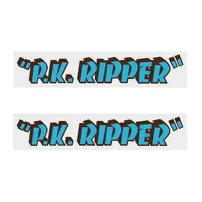 SE Racing - 80'S PK Ripper EARLY Downtube Decals - Baby Blue - Old School Bmx • $27.50