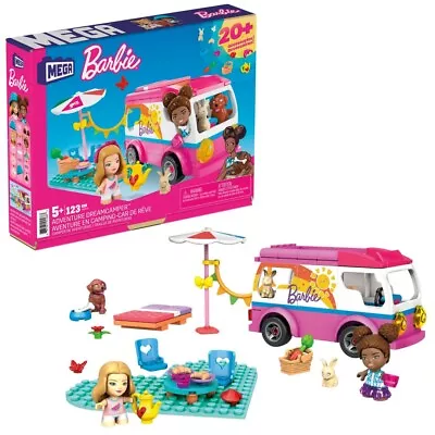 Barbie Mega Construx Adventure Dream Camper GWR35 Mattel Building Set Gift New  • $29