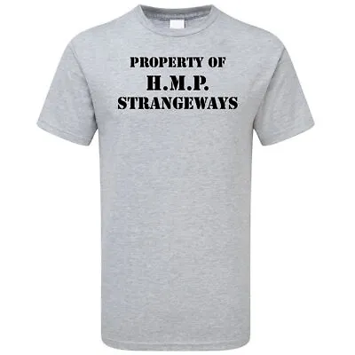 £9.99 • Buy HMP Strangeways Prison T-shirt Manchester Funny Escaped Jail Inmate Costume 