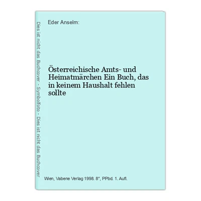 $18.99 • Buy Austrian Official And Home Tales A Book Not Missing In Any Household 