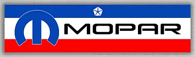 MOPAR Wall Decor Banner Indoor Outdoor Banner 2x8ft 60x240cm Best Flag • $15.95