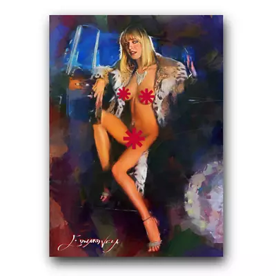 Monique St. Pierre #6 Art Card Limited 9/50 Edward Vela Signed (Censored) • $1.99