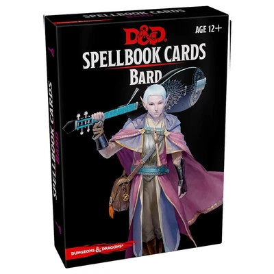 $32.95 • Buy Dungeons & Dragons Spellbook Cards: Bard