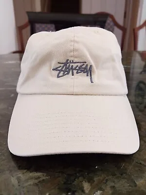 Authentic Stussy Adjustable Hat Creme Color (Wore Once) Unisex Hat • $29.98
