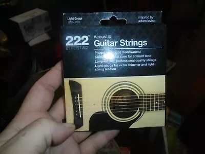 $29.95 • Buy Acoustic Guitar Strings By First Act 222 Inspired By Adam Levine 