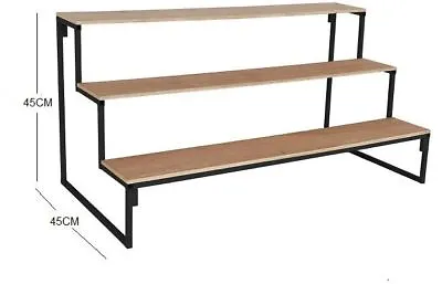 3 Tier Step Unit 1.2M - 1.8M Long Market Stall Display Stand 150mm X 150mm Steps • £109.50