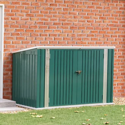 Large XL Garden Lockable Bicycle Storage Bike Tool Box Sheds Outdoor Garbage Bin • £209.95