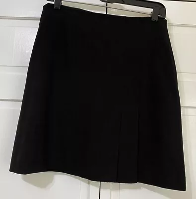 Michele Black Vintage 90's Y2K Short Dressy Skirt W/ Slits Size 10 Made In USA • $19.99