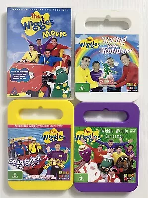 The Wiggles ABC Kids DVD Bundle X 4 Racing The Rainbow Wiggly Christmas Movie • $24.95