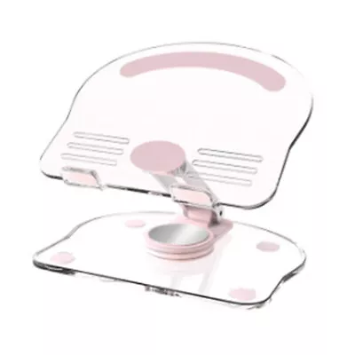 Foldable Laptop Tablet Pad Stand 360° Rotating Adjustable Desktop Holder Bracket • £9.39