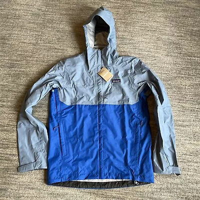 New W Tags Men’s Patagonia Torrentshell 3L Rain Jacket Blue Small • $129