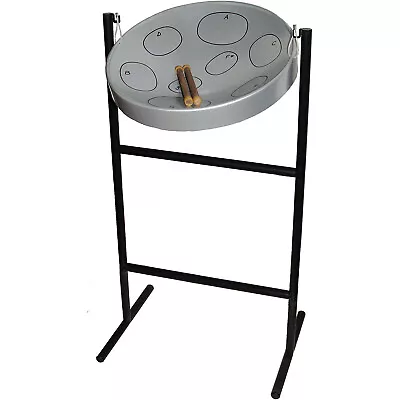 Panyard Jumbie Jam W1070 G Diatonic Steel Drum Silver W/ Floor Stand • $224.95