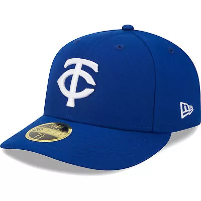 Men's New Era  Royal Minnesota Twins White Logo-Low Profile 59FIFTY Fitted Hat • $41.99