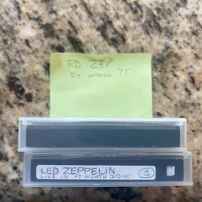 Led Zeppelin Live In Ft. Worth TX 3–3-75 DAT Tapes (Quantegy R-64) Two Tapes • $22.97