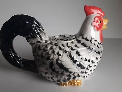 Vintage Japan OTAGIRI Hand Crafted Ceramic Tea Pot Chicken/Rooster • $38.96
