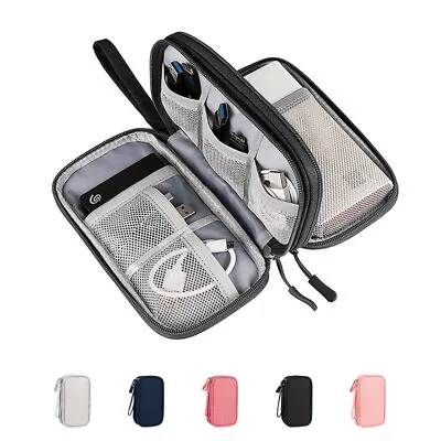 $12.99 • Buy Electronic Accessories Cable Bag Organizer Travel Pouch Storage Cases Charger AU