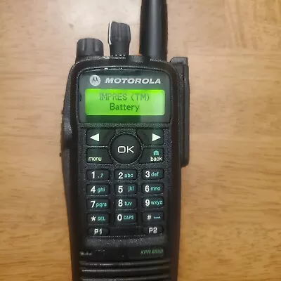 Motorola MOTOTRBO XPR 6550 UHF 403-470 MHz Digital DMR Radio AAH55QDH9LA1AN • $175