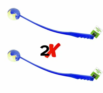 £5.97 • Buy 2x BLUE BALL THROWER LAUNCHER PET DOG TOY FETCH TENNIS GAME CHUCKER UKES