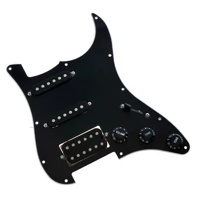 £37.63 • Buy Guitar Loaded Prewired Pickguard For Fender Stratocaster Strat Parts HSS Black