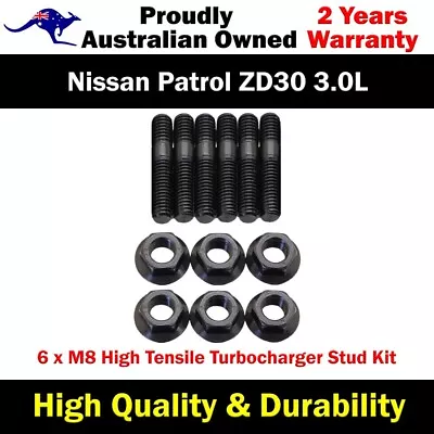 High Tensile Turbo Charger Stud Kit For Nissan Patrol ZD30 3.0L • $36