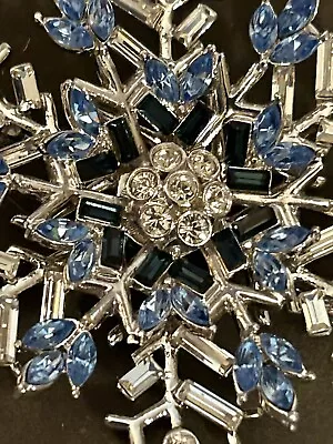 NOLAN MILLER Brooch Pin Snowflake In Box Lovely! • $24.99
