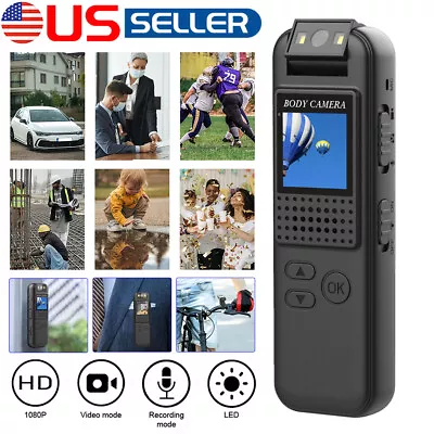 Sport 1080P HD Video Recorder DVR Night Cam Camcorder Mini Body Police Camera US • $23.99