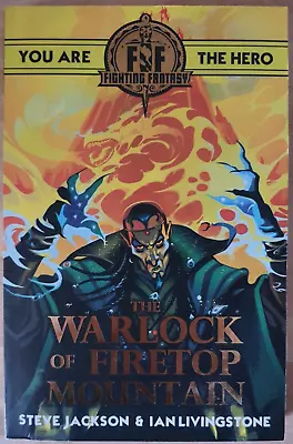 The Warlock Of Firetop Mountain TPB Paperback Book Steve Jackson Ian Livingstone • £3.50