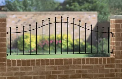 £129.60 • Buy Malaca Arched Ball Top Railing 1830mm GAP X 625mm H Galvanised Iron Metal Fence