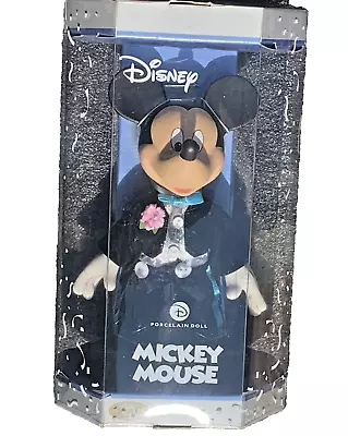 Brass Key Keepsake Walt Disney Mickey Mouse In Tuxedo Porcelain Doll NOT MINT • $103.99