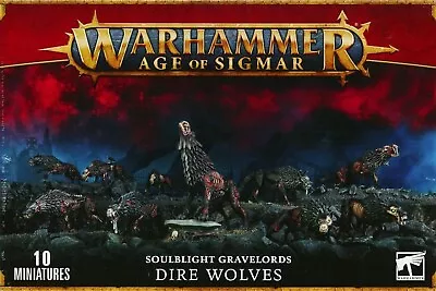 Dire Wolves Sealed Soulblight Gravelords Age Of Sigmar Warhammer - New - Sealed • $37.90