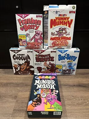 2013 Monster Cereal Boxes  TARGET Count Chocula Franken Berry Monster Mash • $45