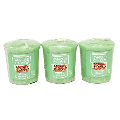 Yankee Candle Set Of 3 Samplers Votive Candles - Easter Bouquet • £9.23