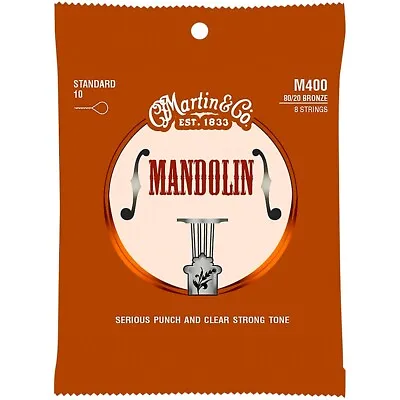 Martin Mandolin M400 80/20 Bronze 8 Strings Standard 10 • $5.49
