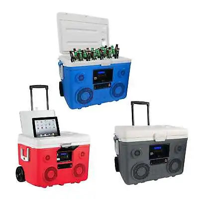 TUNES2GO KoolMAX 40 Qt Cooler W Bluetooth Speaker System 350W Boombox & Radio • $369.99