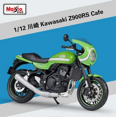 1:12 Maisto Kawasaki Z900RS Cafe Motorcycle Bike Model Boy Toy Gift New In Box • £15.58