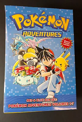 $163.78 • Buy Pokemon Adventures Volumes 1-7 [ Red & Blue Box Set ] NEW