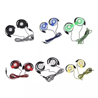 £6.40 • Buy Over-Ear Hooks Earphone Clip-on Headphone For Smartphone Computer Tablet Laptop