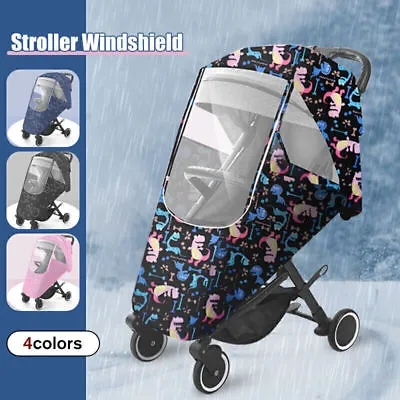 Baby Buggy Rain Cover Universal Raincover For Pushchair Stroller Pram Waterproof • £12.23