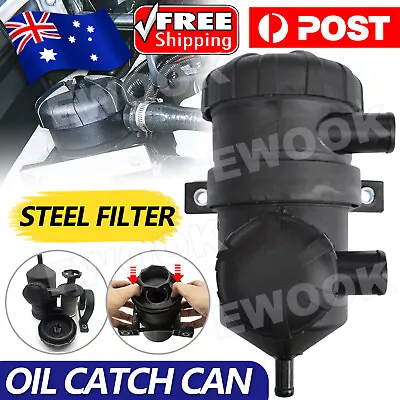 $26.95 • Buy Pro 200 Oil Catch Can Turbo Patrol Diesel Fit Landcruiser Hilux Navara MQ MN 4WD