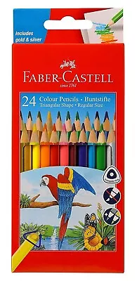 Faber-Castell 24 Tri Colour Pencils • $13.97